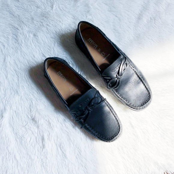 Geox Respira Flats black Casual Flats Bow Fronts SZ37 - Picture 8 of 8